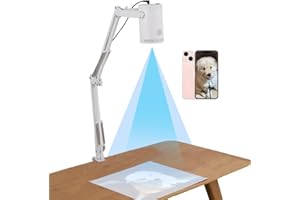 RTSTEC Art Projector for Tracing Drawing Painting,Wireless Projection for Desktop Wall Canva Drawing,Compatible with Iphone Ipad Airplay, USB & HDMI input, Arts & Crafts Sketching Tool for Kids and Beginners