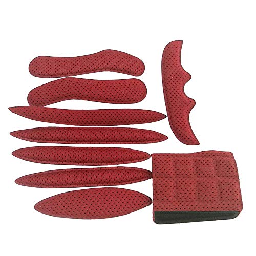 Aolvo Helmet Padding Kit,27Pcs Bicycle Replacement Universal Foam Pads Set for Bike Motorcycle Cycling Helmet - Thumbnail 2