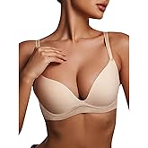 Sexy Code 1701 Women's Push Up Bra Seamless Wireless Plunge Bras Comfort Lightly Lined Everyday Bra