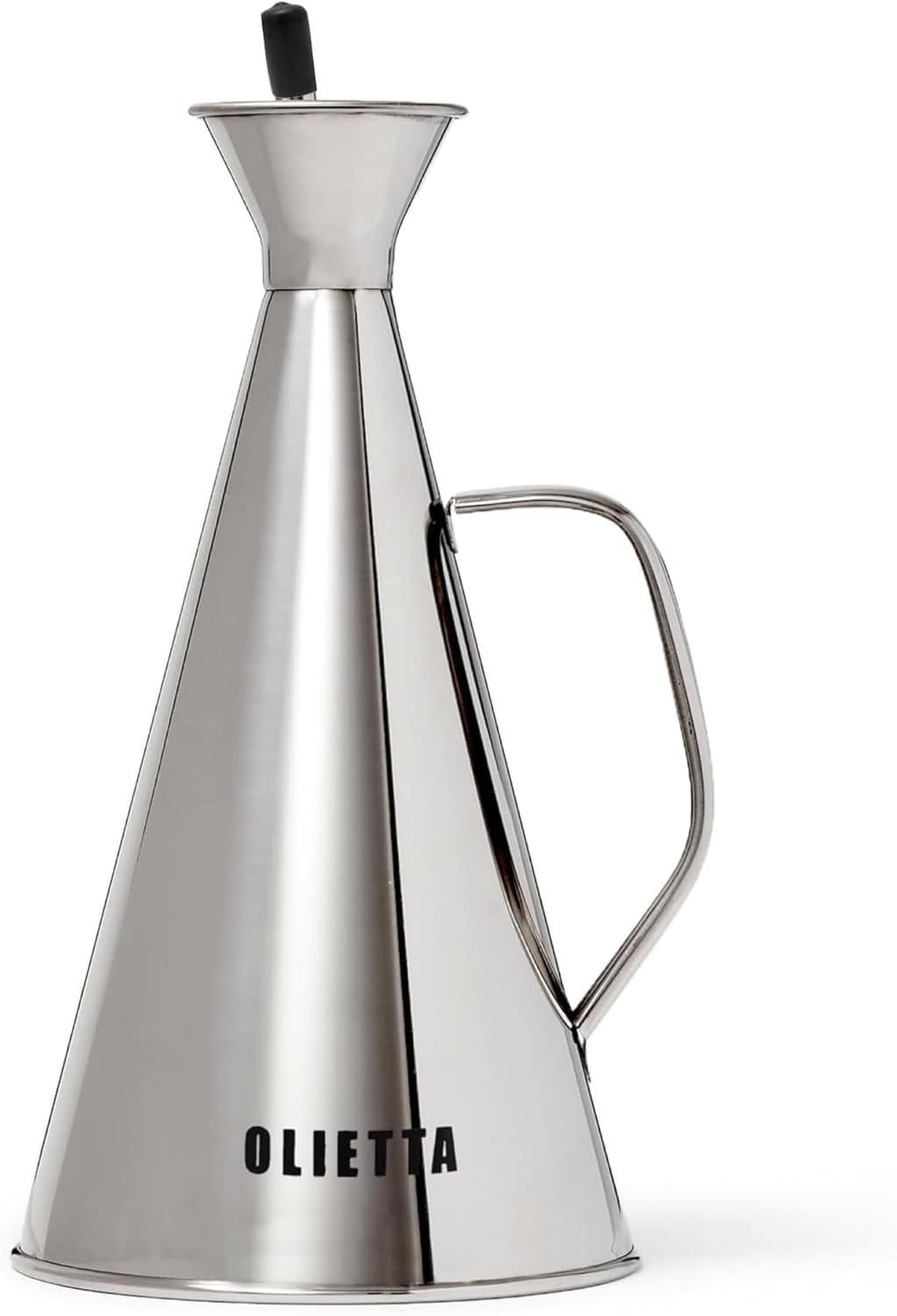 Olietta Oil Dispenser Stainless Steel Non Drip Leak Proof No Mess Olive Oil & Vinegar Pourer & Kitchen Drizzler Bottle 1000ML 1 Litre Great for Pouring & Drizzling Easy to Clean & Leakproof