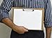 Acrimet Landscape Clipboard Letter Size A4 (13” x 9 1/16”) – Low Profile Clip with Hanging Loop – Durable Hardboard Writing Board – FSC Certified – 6 Pack