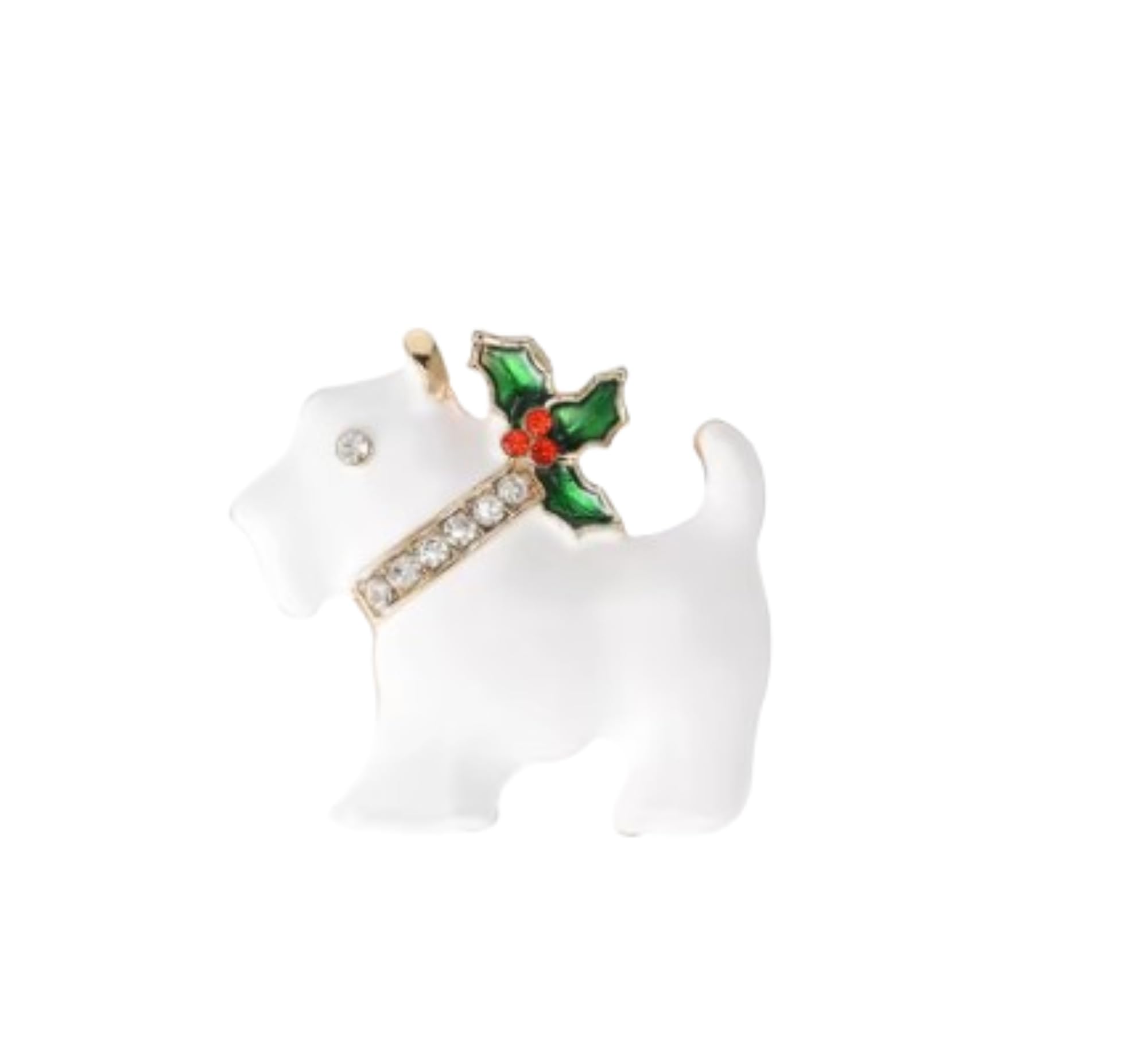 Westie Gifts for Women, Scottie Dog Brooch, West Highland White Terrier