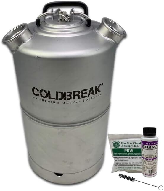 COLDBREAK Jockey Box, Kegerator, Line Cleaning Kit, Dual HeadSankey D, for American Beer