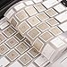 CaseBuy MacBook Pro 13 Keyboard Protector Cover Skin for New Macbook 12 Inch A1534 and New MacBook Pro 13 Inch A1708 (2016 Version, No TouchBar)(Hollow Gold)