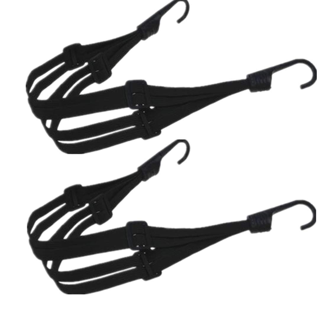2 Pcs Luggage Straps Bike Elastic with Hooks Bungee Rack Luggage Straps Ties Bicycle Luggage Rope for Motorcycle and Bike