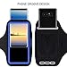 SOSONS Armband for Samsung Galaxy Note 8/9/10/20+,Galaxy S22/S21/S10/S9/S8+, Water Resistant Sports Gym Armband Case for Samsung Galaxy Note/S/A/F Series,with Card Pockets and Key Slot(Blue)