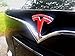EV Wraps Tesla Model S New Fascia Logo Decal Bundle - Gloss Red