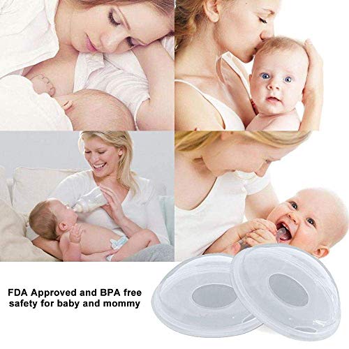 4Pack Breast Milk Leak Collection Shell Nursing Mom for Breastfeeding