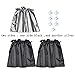Car Side Window Sun Shade - 2 pcs Universal Auto Side Window Curtain with Sucker Car Sunshade UV Protection