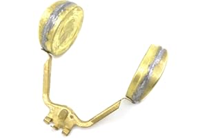 HENKYO Rochester B, BC, BV 1-bbl Carburetor brass float - FL1#7002672 For CHEVY 1932-52 216, 235 GMC TRUCK 1932-62 216, 235, 261 (INCL REPL CARB) FLAT STEM PUMP 1963-67 194, 230, 250, 292 W/ROUND STEM PUMP