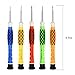 Kingsdun iPhone 7 iPhone 8 Repair Kit with Y000 Tripoint,P2 P5 Pentalobe Screwdriver,Ph000 Phillips Screwdrivers Set and Metal Plastic Spudger& ESD Tweezer