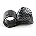 Lyonice Motorcycle Throttle Assist Holder - Black Carbon Fiber Pattern Throttle Mounted Motorcycle Cruise Assist, 2pcs
