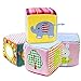 Soft Rattle Baby Blocks;TOLOLO Baby Building Blocks Foam Grab and Stack Building Blocks with Safety Mirror Cubes