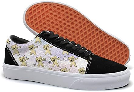 Cute Labrador Retriever Dog Dabbing Women Skate Shoe Skate Shoes Low Top