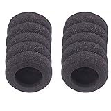 BINGLE Ear Cushions Foam Replacement for Plantronics Supra Plus Encore and Most Standard Size Office Telephone Headsets H251 H251N H261 H261N H351 H351N H361 H361N (10 Pack)(BEC-FM10)