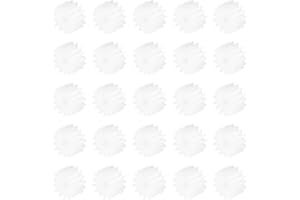 MECCANIXITY 30 Pcs Plastic Gears 15 Teeth Plastic Motor Gear Model 152A Reduction Gear for RC Car Model DIY Robot (White, Mod