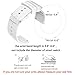 Lwsengme Silicone Watch Replacement Band with Quick Release-Choose Color & Width (20mm,22mm) & Length-Soft Rubber Watch Strap (White, 20mm)