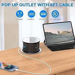 Pop Up Outlet Electrical Power Socket for Kitchen