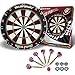 Dart Board - Bristle Steel Tip Dartboard Dart Boards for Adults Bristle Steel Tip Dartboard Set with 12 Darts Metal Tip (Classic)