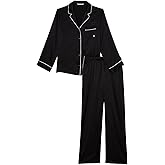 Victoria's Secret Satin Pajama Set, Long Sleeve Button Down Shirt & Pants, Sleepwear for Women (XS-XXL)