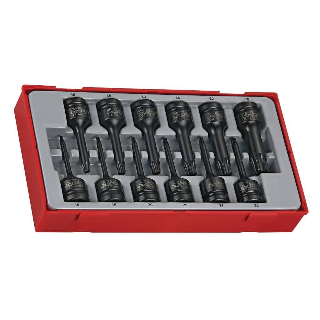 'Teng Tools TT9212TX – Glasses 12 Piece 1/2 Impact Wrench with Bits TX