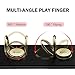 Finger Ring Stand, KuGi 360 Degree Rotation Zinc Alloy phone stand holder Car Mount Phone Ring Grip For iPhone 7 7s 6s Plus 5s Galaxy S8 S8 Plus ipad etc. smartphones and Tablets. (Gold)