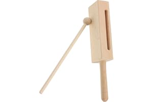 Vaguelly Wood Percussion Instrument Stick Rhythm Stick Music Instrument for Adults and Boys and Girls