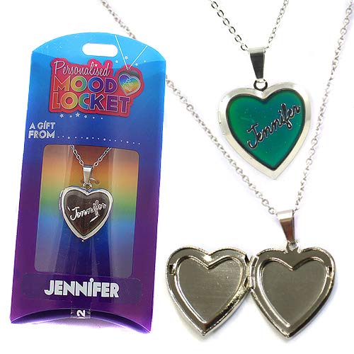 Stands Out Personalised Mood Locket Necklace - Jennifer
