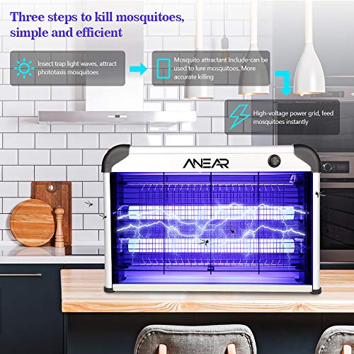 Bug Zapper, ANEAR 2 in 1 Electric Bug Zapper, Portable Mosquito Killer