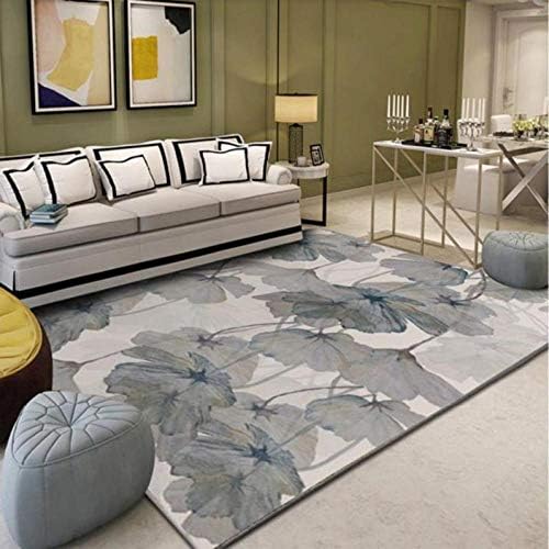 SHANGN Nordic Abstract Flower Art Carpet ,For Living Room Bedroom Anti-slip Large Short Velvet Rug Floor Mat Fashion Kitchen Carpets Area Rugs,Oriental(n)-200 * 300cm