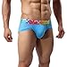 YiZYiF Men's Comfy Underwear Breathe Shorts Briefs Soft Underpants Blue Large