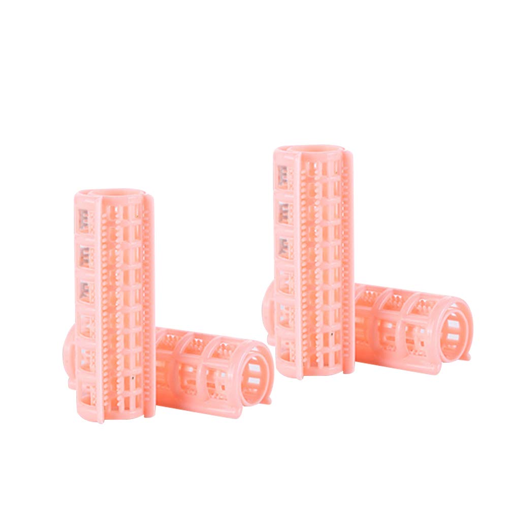 Beaupretty 12pcs Plastic Hair Rollers DIY Hairdressing Curl Clip Culer Self Grip Style Curling Tool for Long or Bang