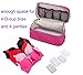 Packing Organizer Bra Underwear Storage Bag Travel Lingerie Pouch Toiletry Organizer Handbag Cosmetic Makeup Bag Luggage Storage Case for Cosmetics, Toiletries, Hotel, Home, Bathroom, Airplane