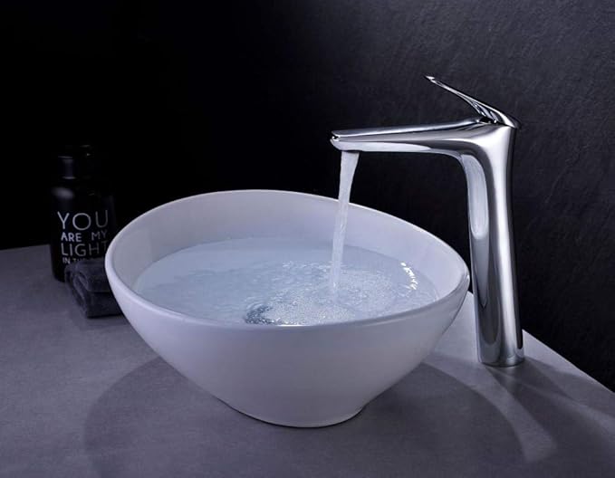 Grifo de cocina baño inodoro alto estándar completo de cobre y cromado