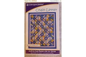 Pattern~Chain Letter~For 2 1/2" Strips, by Cozy Quilt Designs