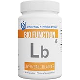 Systemic Formulas Lb &ndash; Liver/Gall Bladder 60 Capsules Bio Function #61. Liver + Gall Bladder Support, Portal Duct Function Supplement. Contains Red Beet Root Powder.