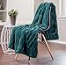 Chanasya Premium Embossed Faux Fur Throw Blanket - Super Soft, Lightweight Minky Blanket - 50