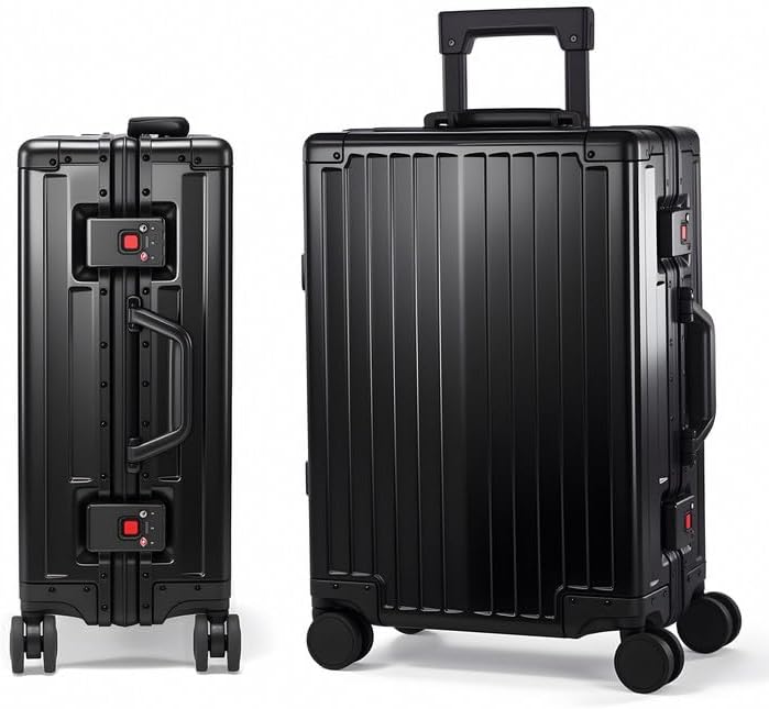 Amazon.com | UrbanExplorer All Aluminum Carry On Luggage 22x14x9