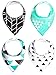 Absorbent Baby Bandana Bibs with Snaps - Cotton Drool Bibs for Boys&Girls by Bambini Mini