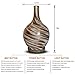 Essential Oil Diffuser 120ml Spiral Art Glass Fragrance Diffuser Ultrasonic Cool Mist Humidifier Intermittent Spraying Adjustable Spray Amount with 7 Color LED Lights and Waterless Auto Shut-offthumb 1
