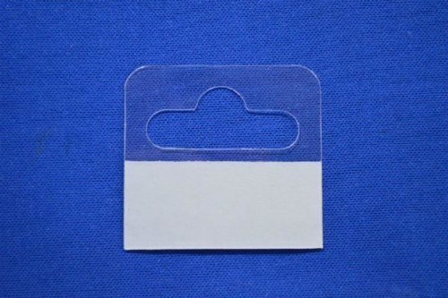 Finchley 1000 Sticky Euro Hook Slot Hang Hanging Retail Tabs 46mm x 43mm with Strong Adhesive