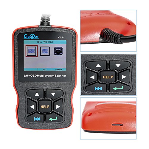 Creator C501 BMW Code Reader Full System Scan Tool with OBDII EOBD Engine Fault Scanner - Thumbnail 3