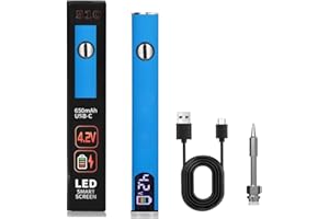 GENERIC Cordless Soldering Iron Kit, 650mAh USB-C Charging, Digital LED Screen Electric Soldering Pen, Portable and Rechargeable for Home Appliance Repair, Electronic Components