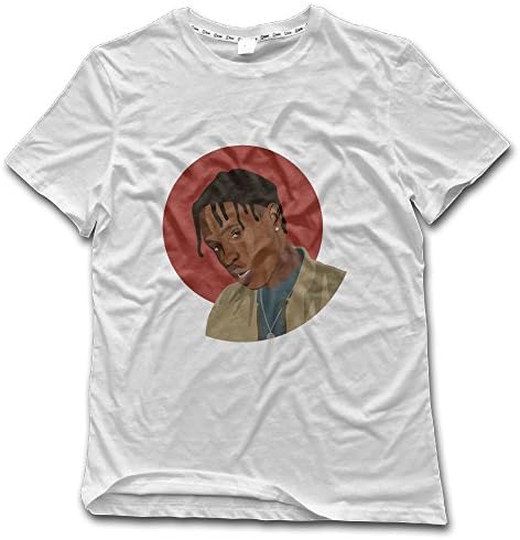 WANGGUANN Cotton Personalized Stylish Travis Scott Shirt For Running Small