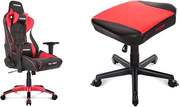 Amazon Co Jp セット買い Akracing ゲーミングチェア Pro X V2 Red 赤 オットマン フットレスト Red レッド 文房具 オフィス用品