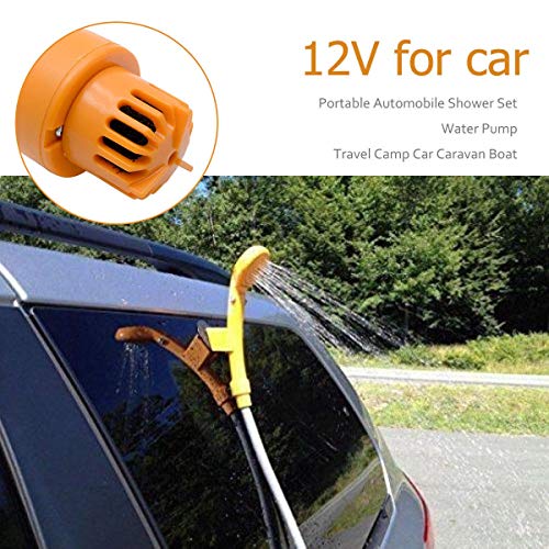 Draagbare Outdoor Camping Douche Kit, HugeAuto 12 V Auto Douches met Waterpomp, 5 Meter Kabel Sigarettenaansteker Plug… - Image 6