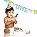 Dashing Little Man Mustache Party - 1st Birthday Boy Smash Cake Kit - High Chair Decoration
