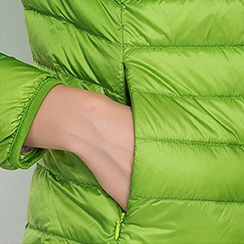 Winter Women Down Jacket Ultra Light Down Snow Coat Hooded 90% White Duck Down Jackets For Women Thin Feather Jacket camperas (L, Orange) - Thumbnail 7