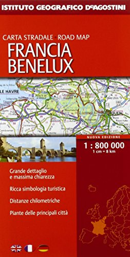 Francia Benelux 1:800.000 per Prenotare gratis