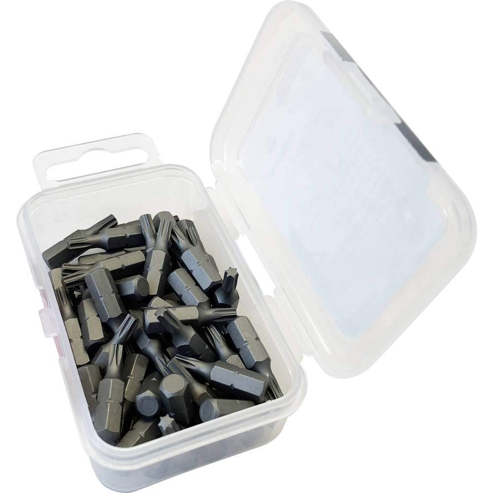 TOOLCRAFT 1661723 TO-4985169 50pcs T 25 Hexagonal Bit S2 Steel